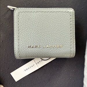 Marc Jacobs Light Gray Leather Wallet
